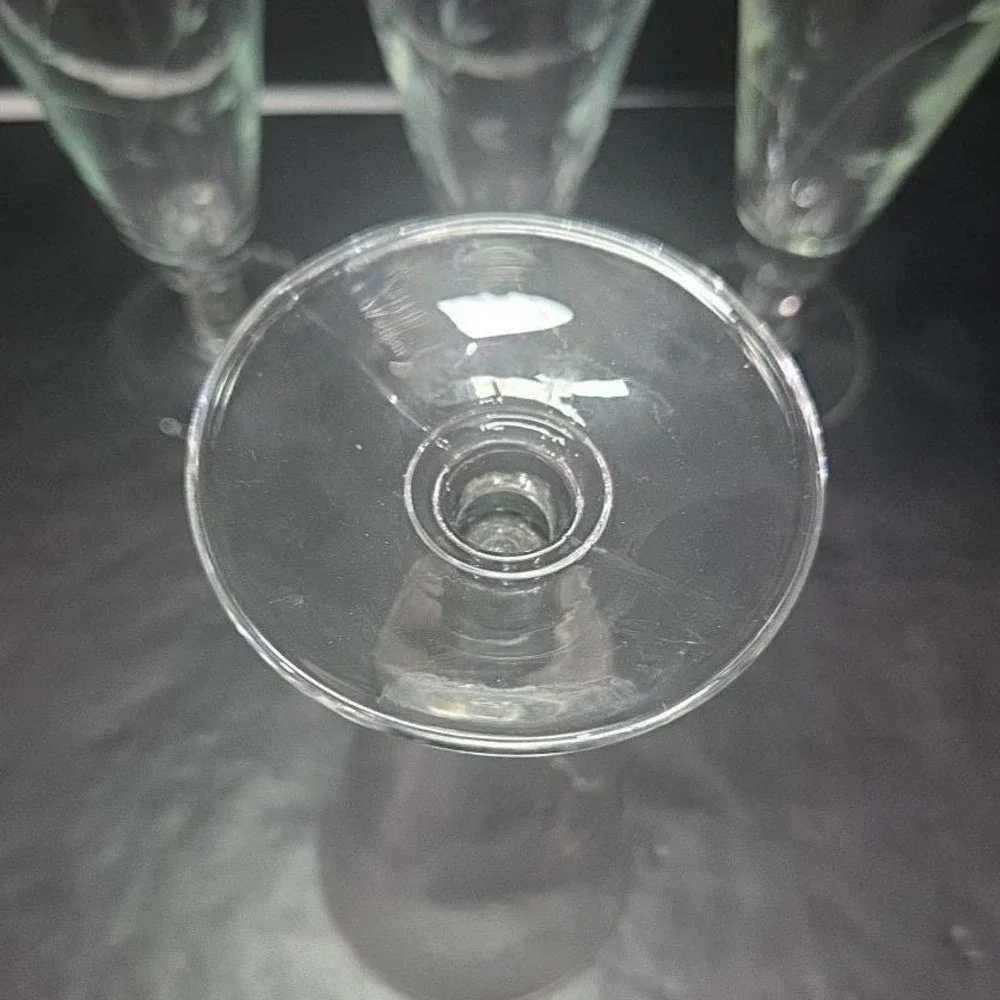 Princess‎ House Heritage Pilsner Glasses, Set of 4, Vintage Footed Glassware